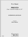 Presto from Concerto in Bb, K.207