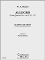 Allegro from Quartet No. 4 in C, K. 157