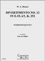 Divertimento No. 12 in Eb, K. 252