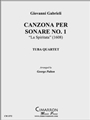 Canzona per Sonare No 1