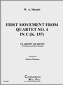 First Movement from Quartet No. 4 in C (K. 157)