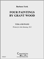 Four Paintings by Grant Wood