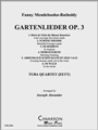 Gartenlieder Op. 3