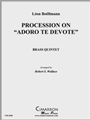 Procession on "Adoe te Devote"