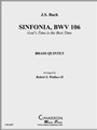 Sinfonia, BWV 106