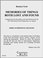 Memories of Things Both Lost and Found
