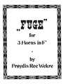 "Fuge" for 3 Horns