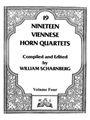 Nineteen Viennese Horn Quartets volume IV