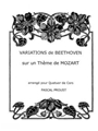 Variations de Beethoven sur un Theme de Mozart