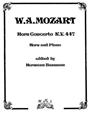 Horn Concerto K.V. 447 (No. 3)
