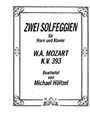 Zwei Solfeggien, K.V. 393