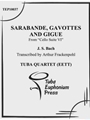 Sarabande, Gavottes, and Gigue