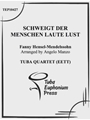 Schweigt der Menschen laute Lust