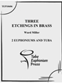 3 Etchings in Brass