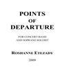 points of departure score only