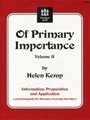 Of Primary Importance, Vol. II - Demo/Accomp CD