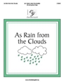 As Rain from the Clouds