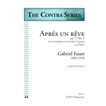 Apres un Reve for Contra Clarinet and Piano