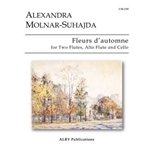 Fleurs d'autumne for Two Flutes, Alto Flute and Cello