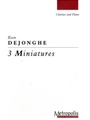 3 Miniatures for Clarinet and Piano