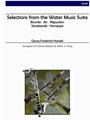 Selections from Water Music (Clarinet Quartet)