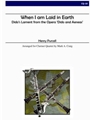 When I am Laid in Earth (Clarinet Quartet)