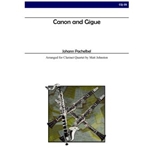 Canon and Gigue for Clarinet Quartet