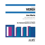 Ave Maria for Clarinet Quartet (or Choir)