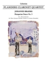 Hungarian Dance No. 5 for Clarinet Quartet