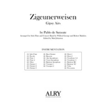Zigeunerweisen for Solo Flute and Concert Band (Full Score ONLY)