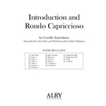 Introduction and Rondo Capriccioso for Solo Flute and Wind Ensemble (Full Score ONLY)