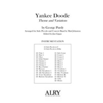 Yankee Doodle for Piccolo and Concert Band (Full Score ONLY)