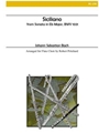 Siciliano  From Sonata In E-flat Major