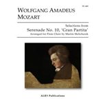 Selections from Serenade No. 10, 'Gran Partita' for Flute Choir