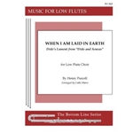 When I am Laid in Earth for Low Flute Choir