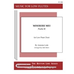 Miserere mei (Psalm 50) for Low Flute Quartet or Choir