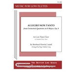 Allegro non tanto from Orchestral Quartetto in D Major, Op. 8 for Flute Choir