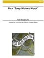 Four "Songs Without Words"