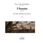 3 Sonatas from Op. 1 (Nos. 3, 4 and 5) for Flute and Basso Continuo