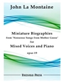 Miniature Biographies from 'Nonsense Songs from Mother Goose', Op. 19