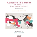 Concerto in d minor, Op. 3 No. 11 for Guitar Duet