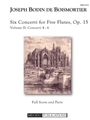 Six Concerti for Flute Flutes, Op. 15, Volume II