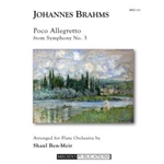 Poco Allegretto from Symphony No. 3 for Flute Choir