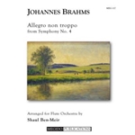 Allegro non troppo from Symphony No. 4 for Flute Choir