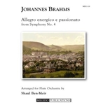 Allegro Energico e Passionato from Symphony No. 4 for Flute Choir