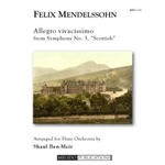 Allegro Vivacissimo from Symphony No. 3 for Flute Orchestra