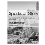 Sparks of Glory for Violin, Clarinet, Piano, Cello and Narrator (Score and Parts)