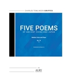Five Poems of Ancient China and Japan, Op. 10 for Medium Voice and Piano