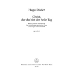 Christ, der du tot der helle Tag Nr. 1 op. 6 (1933) -Kleine geistliche Abendmusik-