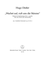 Wachet auf, ruft uns die Stimme fur funfstimmigen Chor a cappella Nr. 6 -Motette uber den Choral zum